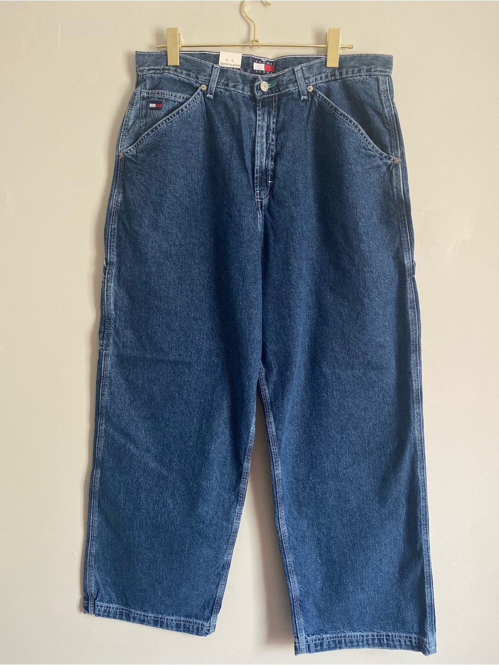 Tommy Hilfiger Jeans 16R Carpenter Wide Leg Vintage 90's Classic Baggy Retro NWT